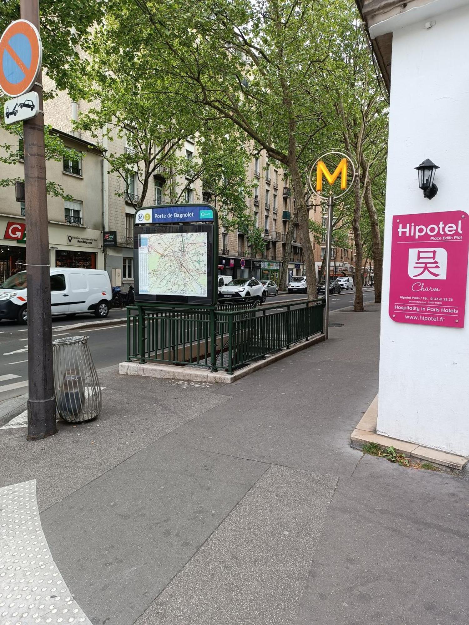 Hipotel Paris Belgrand Mairie Du 20Eme Exterior photo